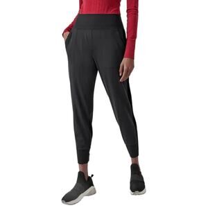 Athleta Pants Womens Small Petite Black Venice Velvet Stripe Jogger Athletic Gym